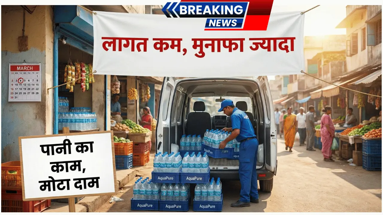 mineral water business idea low investment high profit