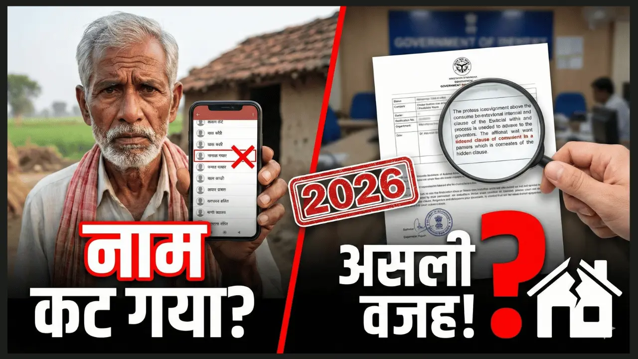 pm awas yojana list name missing reasons 2026 solution